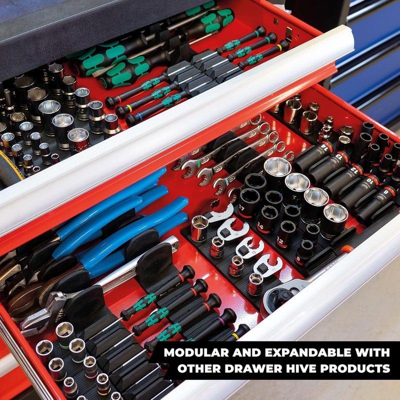 StealthMounts Tpe Drawer Hive Plier Holder, Black, 10 Pieces - Image 5